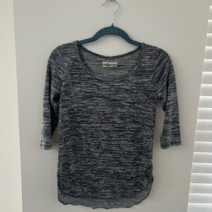 Hollister Heather Gray Knit Sweater